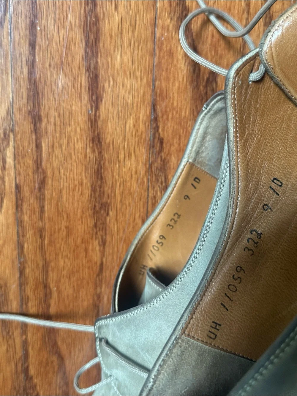 Ferragamo Suede Lace-Up Men's Dress Shoes in Olive